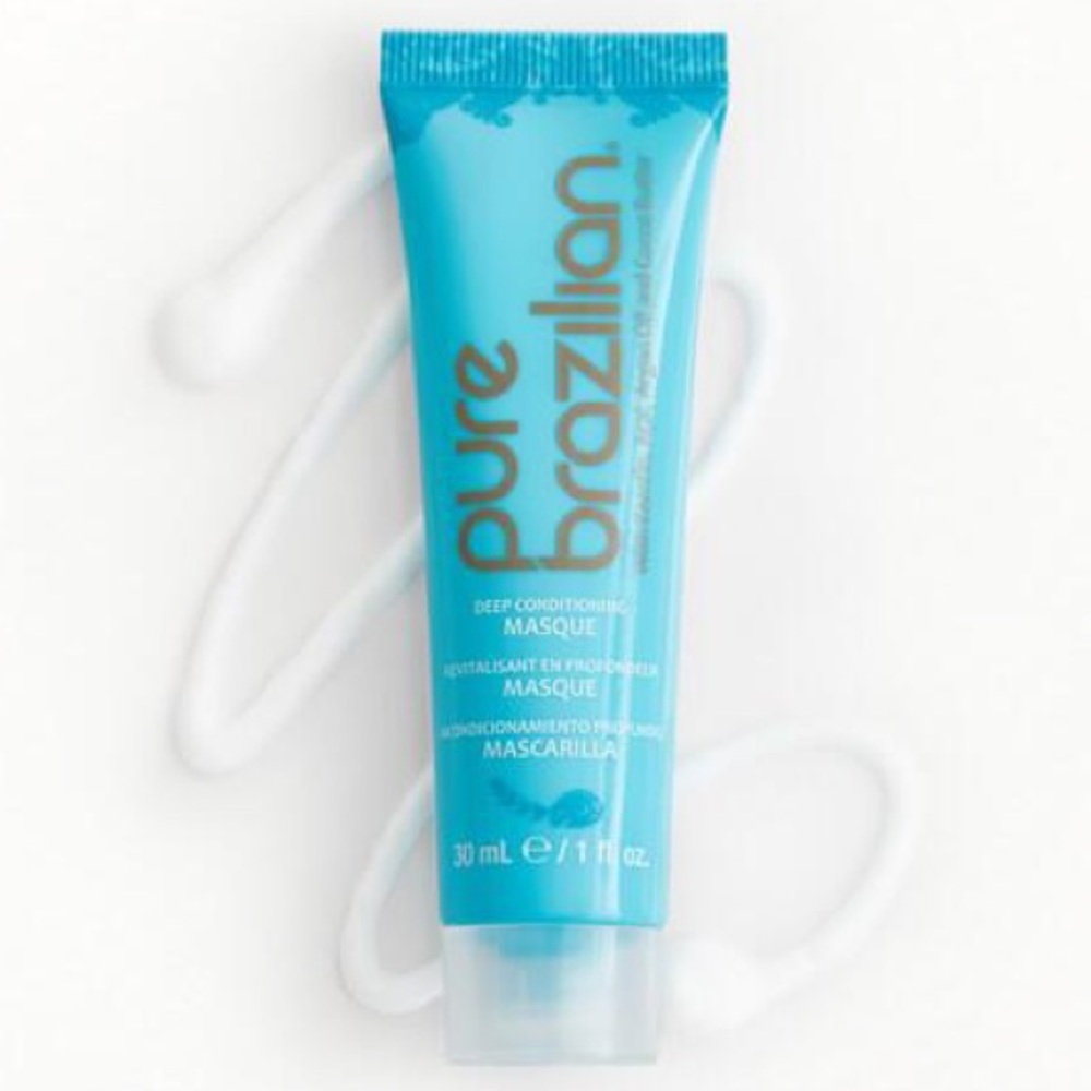 5/$25 New Pure Brazilian Deep Conditioning Keratin Hair Masque Deluxe Travel